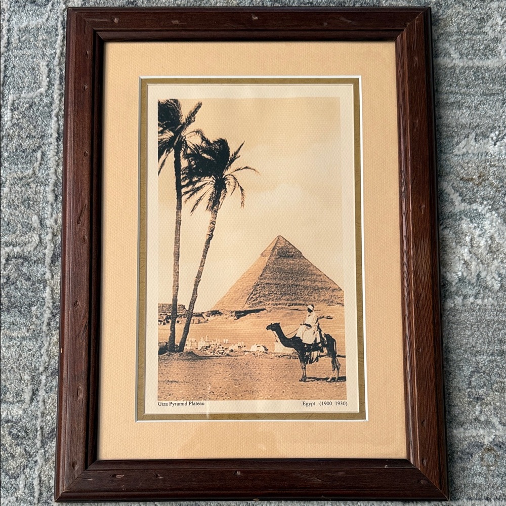 Framed Egyptian Pyramid Art Print